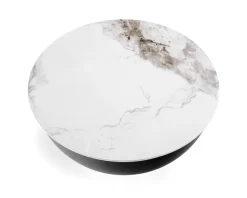 Stolik kawowy Moonshine L biały marmur/