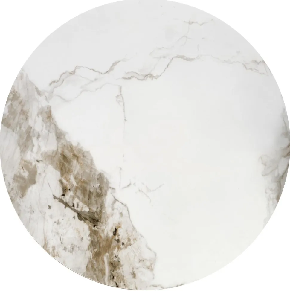 Stolik kawowy Moonshine L biały marmur/