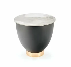 Stolik kawowy Moonshine S biały marmur/