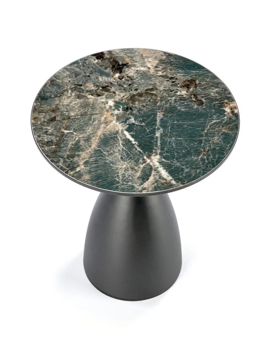 Stolik kawowy Namas zielony marmur/