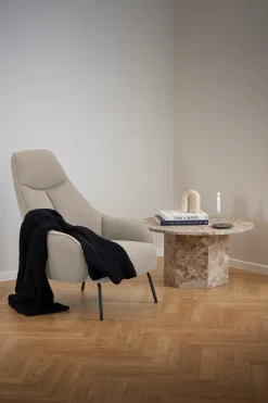 Stolik kawowy Naxos marmur brązowy