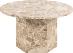 Stolik kawowy Naxos marmur brązowy