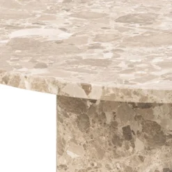 Stolik kawowy Naxos marmur brązowy