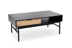 Stolik kawowy Nihala dąb artisan/ czarny