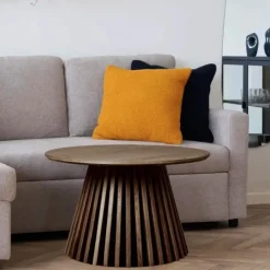 Stolik kawowy Osaka 70cm dąb dymiony