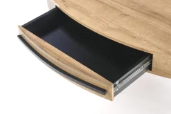 Stolik kawowy Paola dąb złoty/czarny