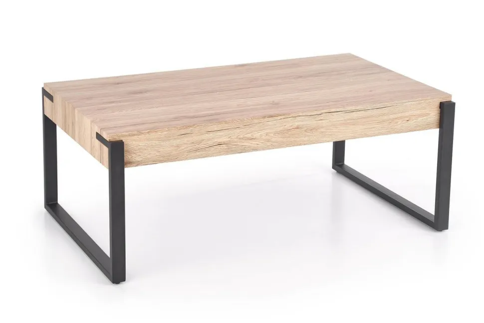 Stolik kawowy Piri dąb san remo / czarny