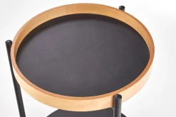 Stolik kawowy Polo czarny / dąb