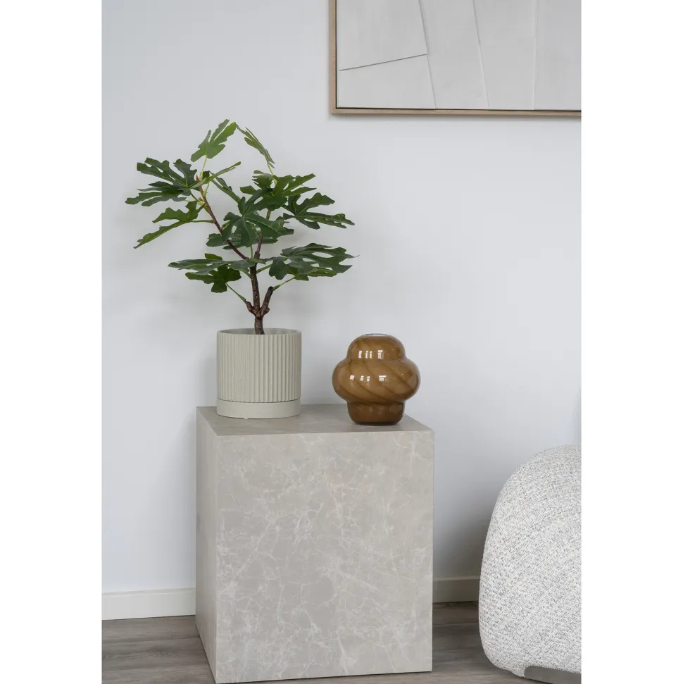 Stolik kawowy Prague 40x40cm szary marmur