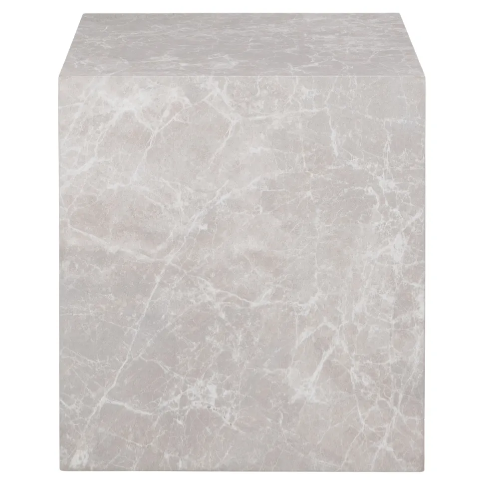 Stolik kawowy Prague 40x40cm szary marmur