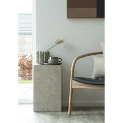 Stolik kawowy Prague 30x30cm szary  marmur