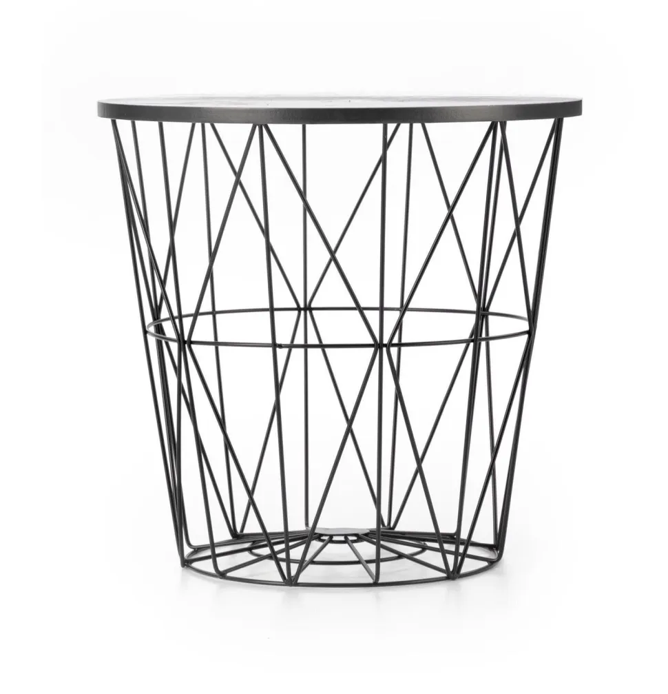 Stolik kawowy Rissa czarny/ czarny