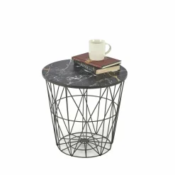 Stolik kawowy Rissa czarny/ czarny