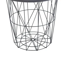 Stolik kawowy Salvatore szary/czarny stelaż