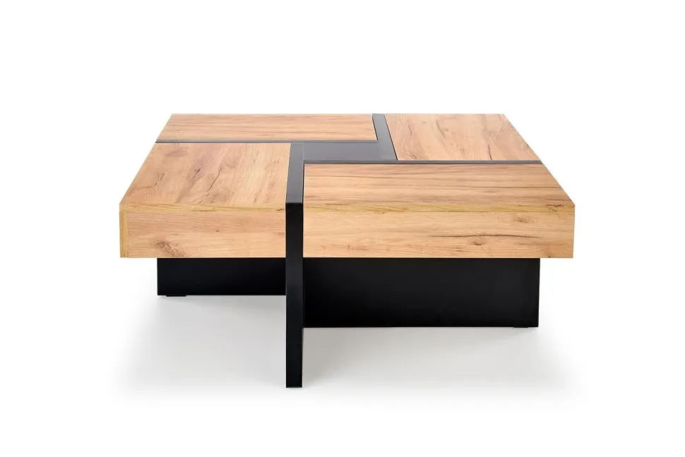 Stolik kawowy Sisel dąb craft/ czarny