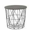 Stolik kawowy Skalba czarny, szary