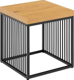 Stolik kawowy Strington 40x40cm dąb