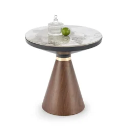 Stolik kawowy Suli S biały marmur /