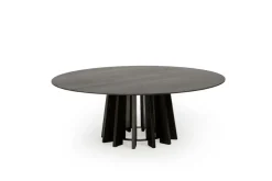 Stolik kawowy TAVLE czarny dąb