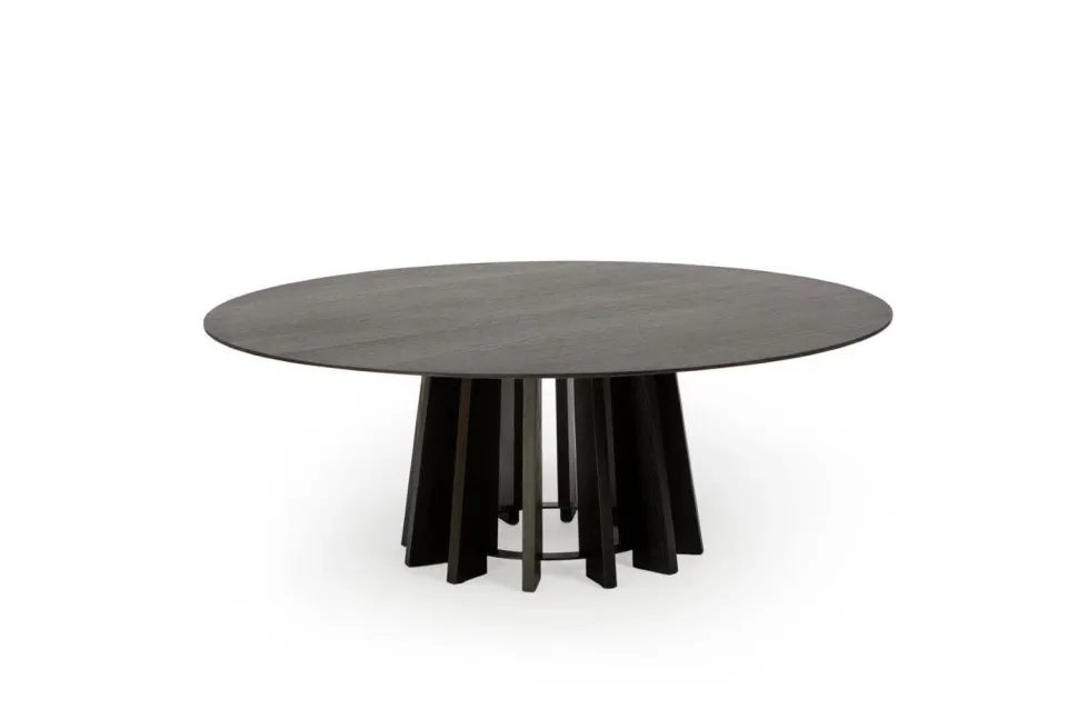 Stolik kawowy TAVLE czarny dąb