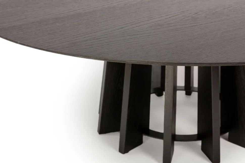 Stolik kawowy TAVLE czarny dąb