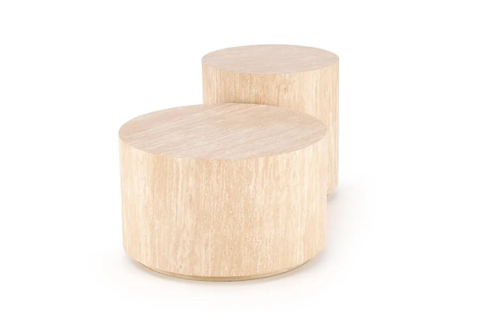 Stolik kawowy Travertino okrągły mały