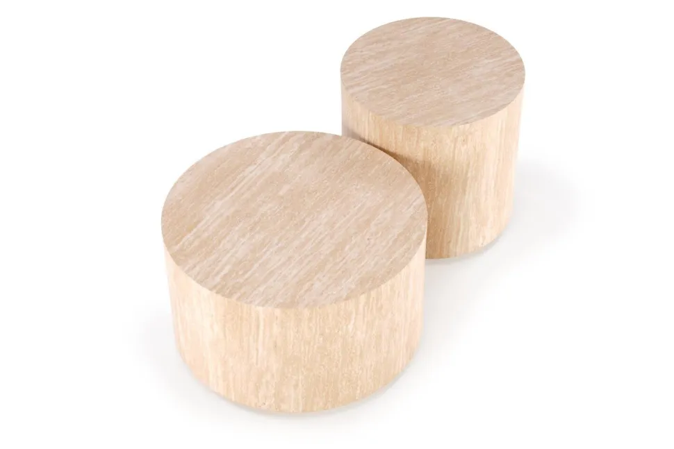 Stolik kawowy Travertino okrągły mały