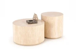 Stolik kawowy Travertino okrągły duży