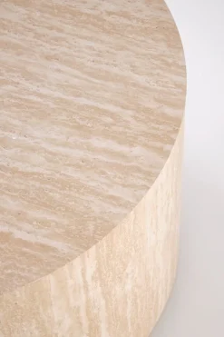 Stolik kawowy Travertino okrągły duży