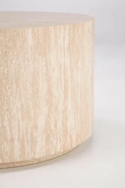 Stolik kawowy Travertino okrągły duży