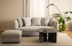 Stolik kawowy Vega okrągły brązowy