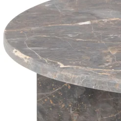 Stolik kawowy Vega okrągły brązowy