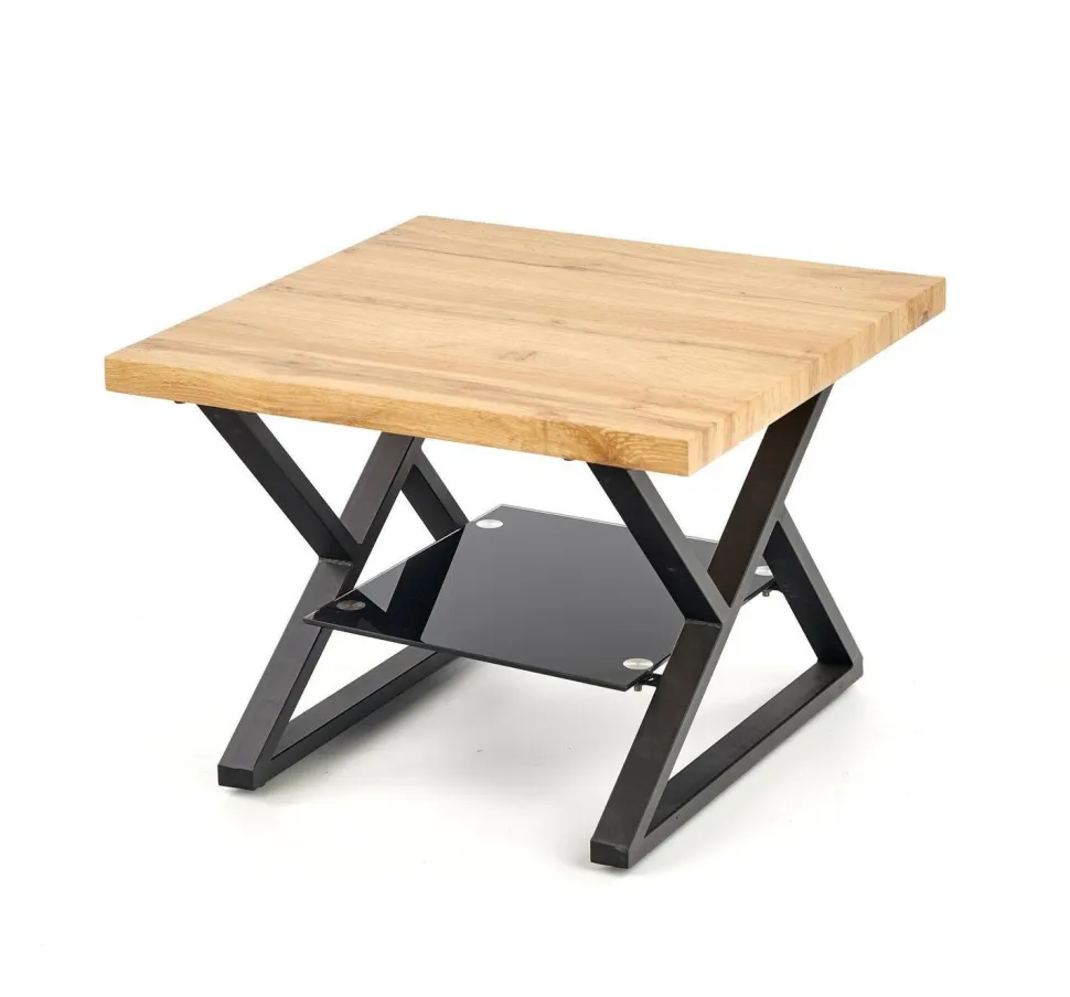 Stolik kawowy Venom Cristal S czarny /