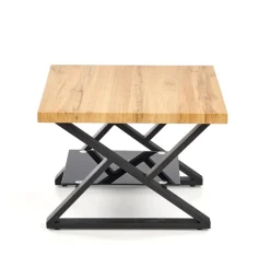 Stolik kawowy Venom Cristal S czarny /