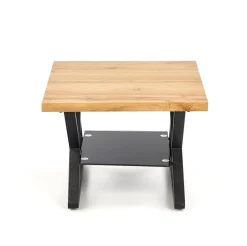 Stolik kawowy Venom Cristal S czarny /