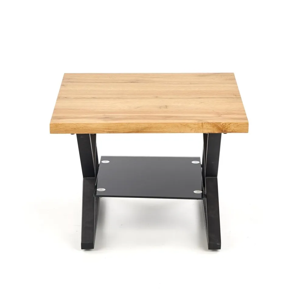 Stolik kawowy Venom Cristal S czarny /