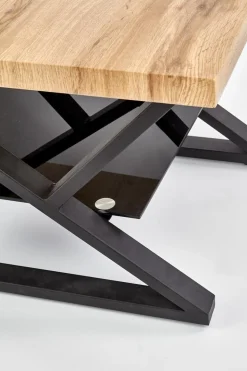 Stolik kawowy Venom Cristal S czarny /