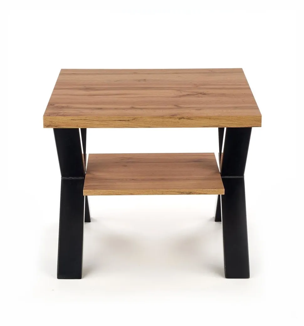 Stolik kawowy Venom S dąb wotan/czarny