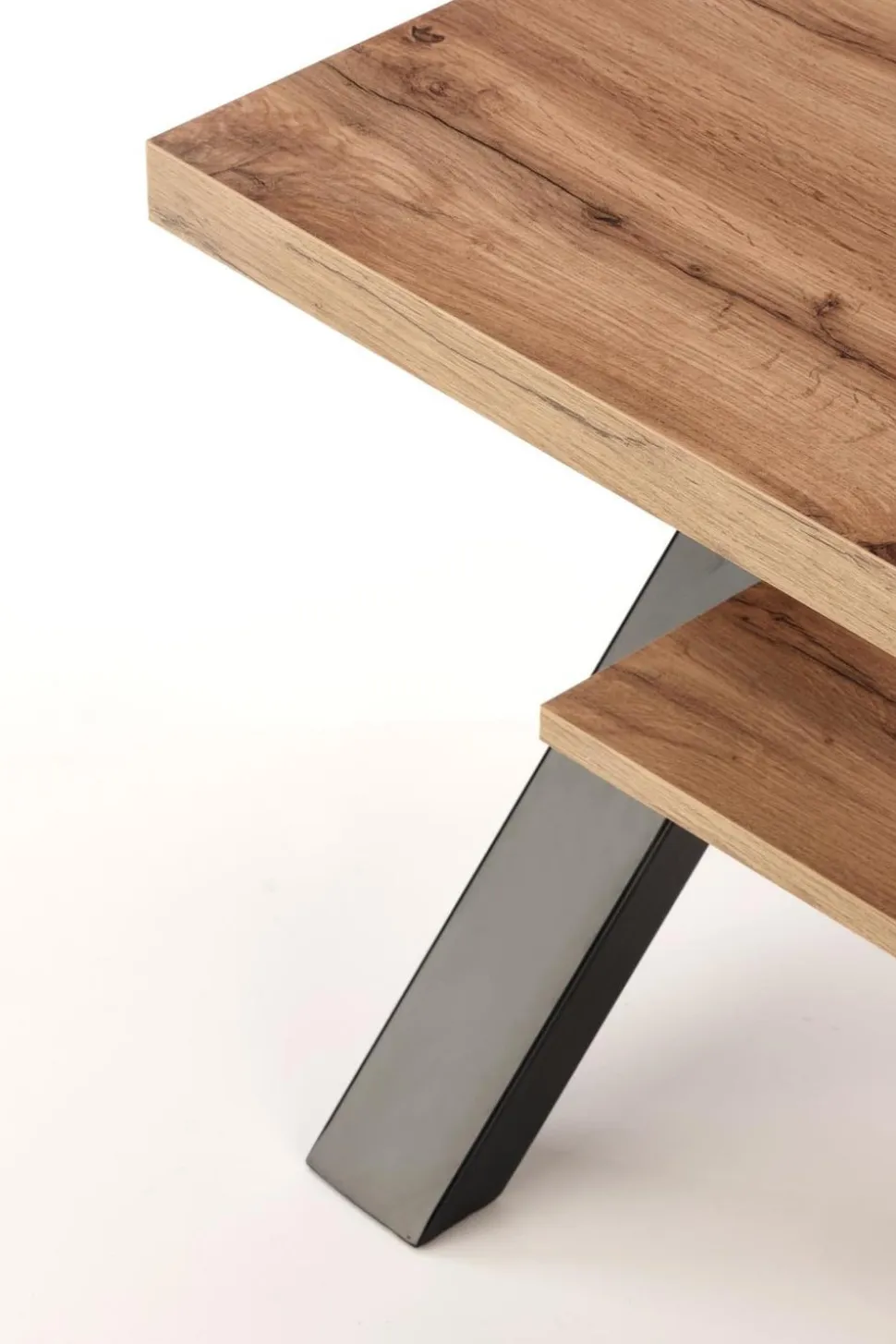 Stolik kawowy Venom S dąb wotan/czarny