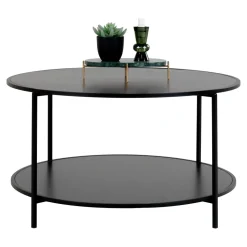Stolik kawowy Vita czarny 80cm