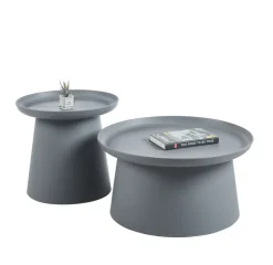 Stolik kawowy Xena 70cm szary