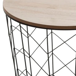 Stolik Kumi bielony/czarny