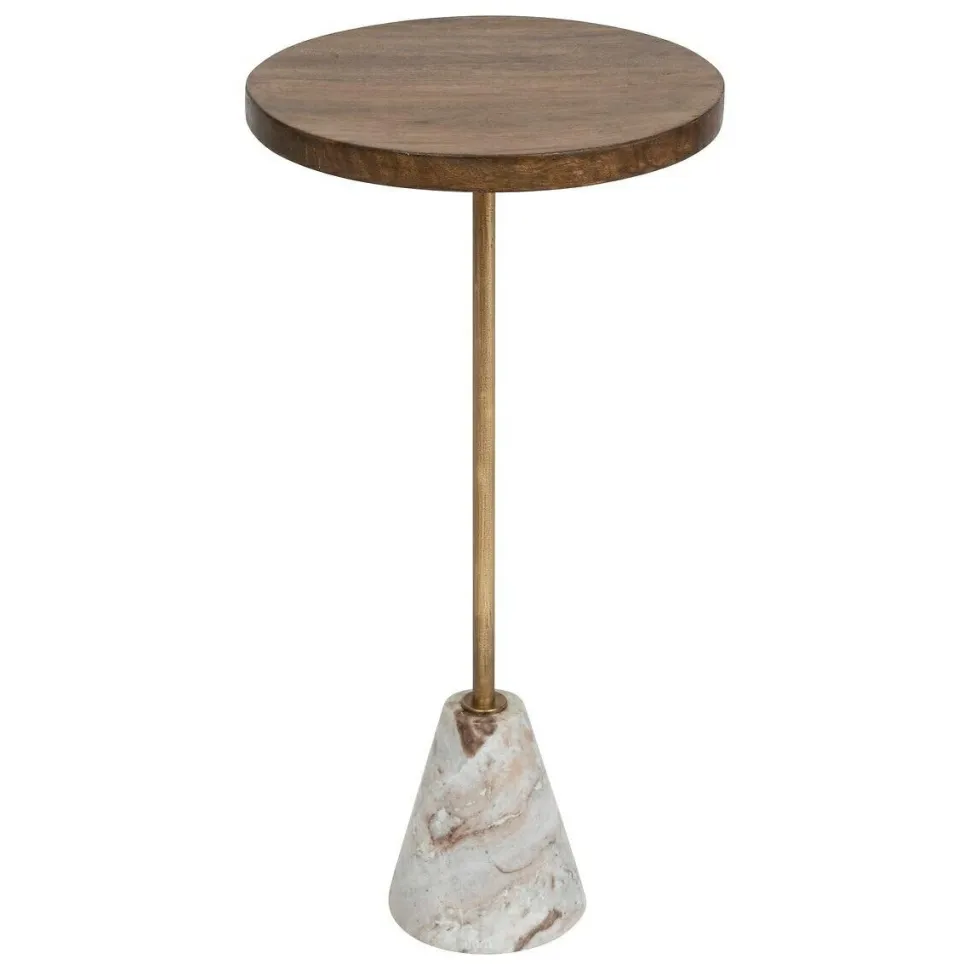 Stolik Neith drewno/marmur