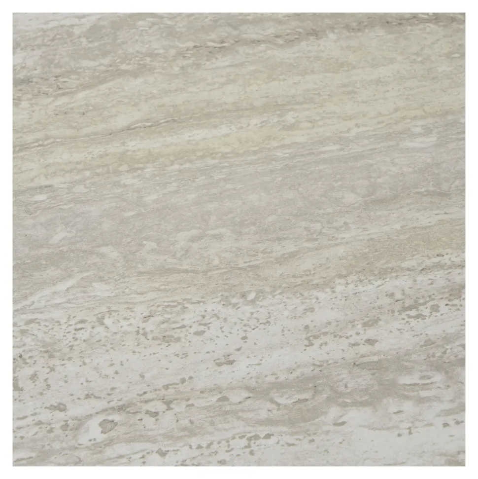 Stolik pomocniczy Aalst 40cm trawertyn/ czarny