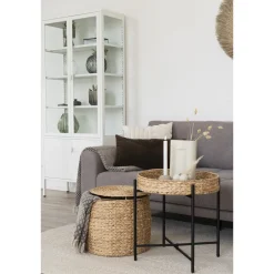 Stolik pomocniczy Naro 50cm naturalny  hiacynt