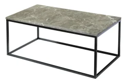 Stolik Pony 100x60 Marmur szary/ czarna