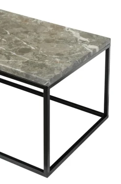 Stolik Pony 100x60 Marmur szary/ czarna
