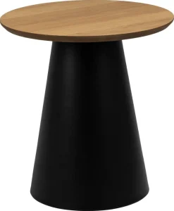 Stolik Soli 45cm dąb/czarny