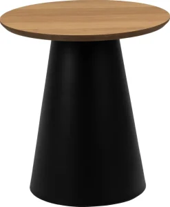 Stolik Soli 45cm dąb/czarny