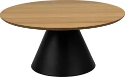 Stolik Soli 85cm dąb/czarny